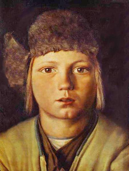 Grigoriy Soroka Peasant boy oil painting image